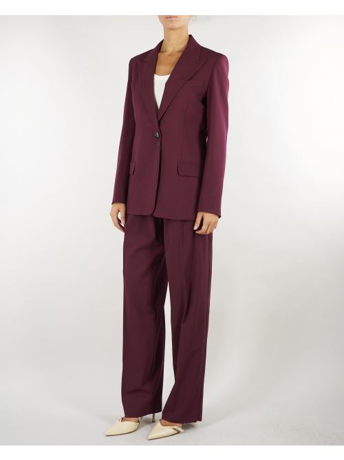 Pantalone carrot Bordeaux in lana stretch MLLODINO 3 MARELLA 