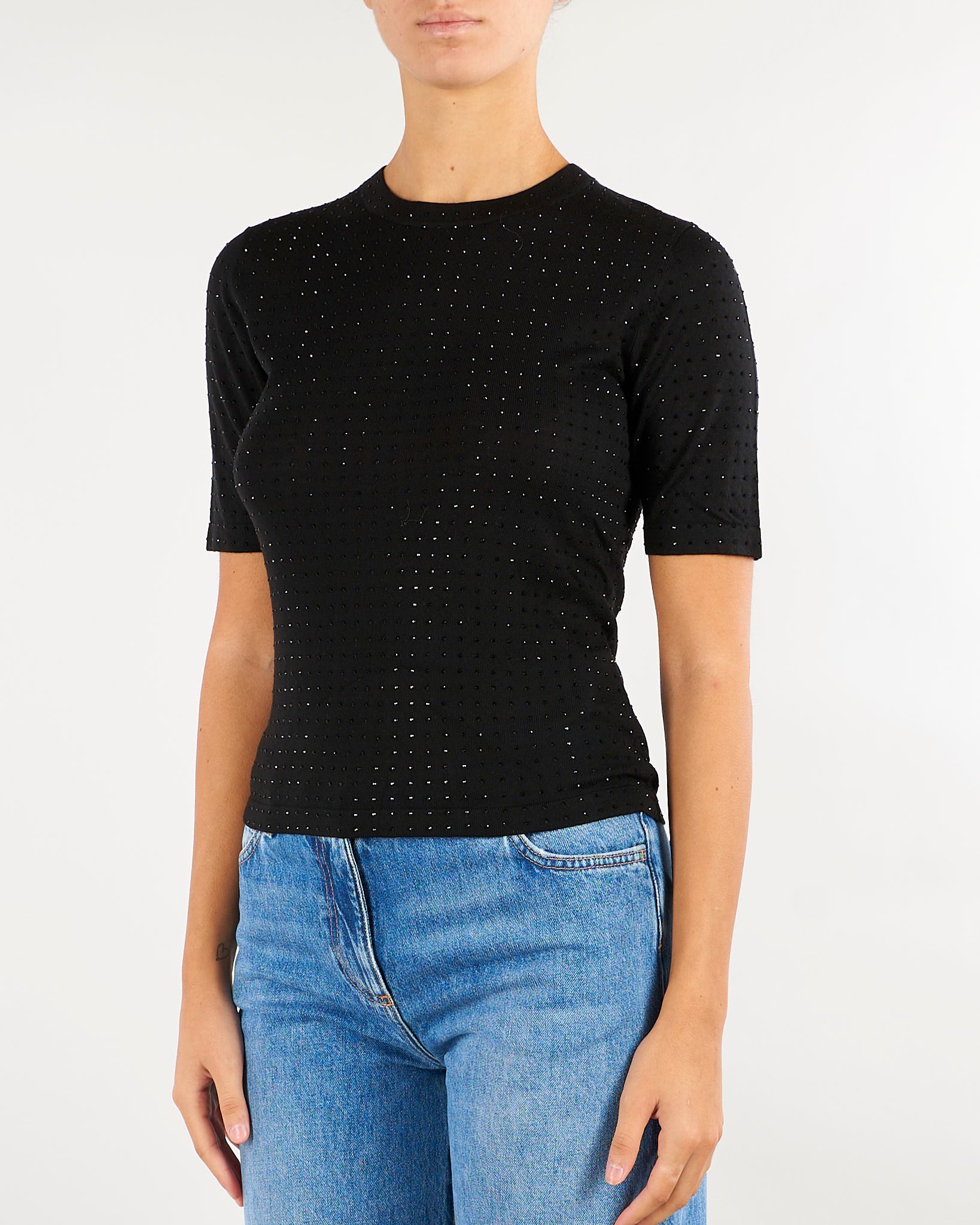 Maglia Nero con cristalli MLLPACCHE 8 MARELLA 