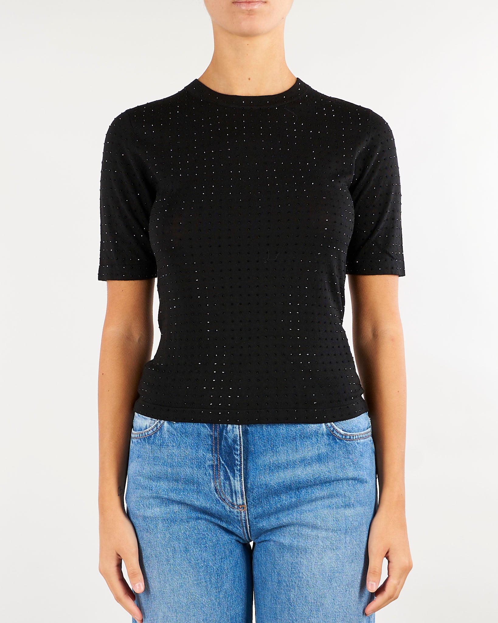 Maglia Nero con cristalli MLLPACCHE 8 MARELLA 
