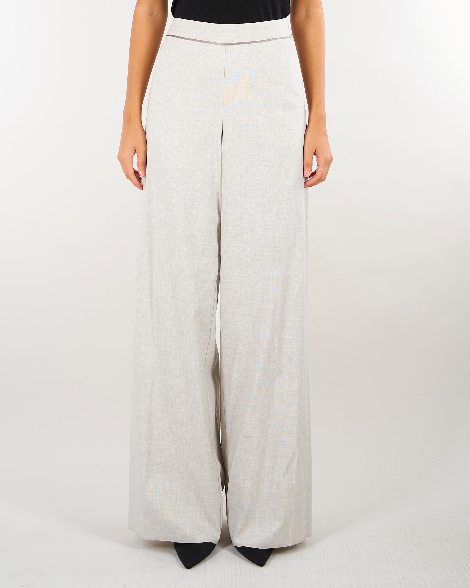 Pantalone Grigio wide leg MLLPAUSA 1 MARELLA 