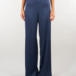 Pantalone Blu in satin MLLPESI 3 MARELLA 