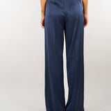 Pantalone Blu in satin MLLPESI 3 MARELLA 
