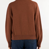 Maglia Tabacco in lana cashmere e lurex MLLTORRE 3 MARELLA 