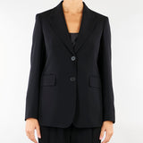Blazer Nero monopetto in cady LINZ 1 MAX MARA STUDIO 