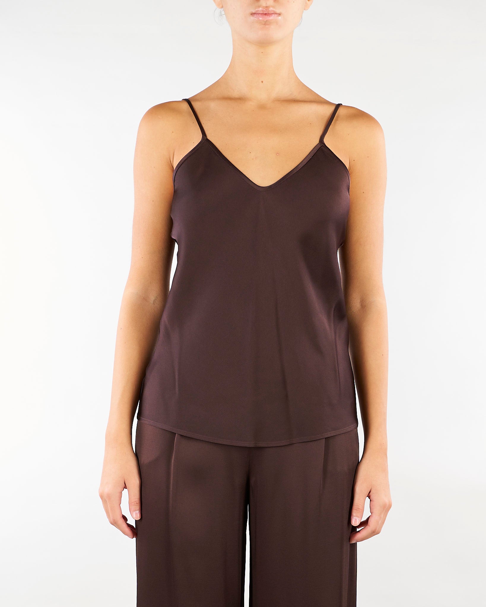 Top sottoveste Moro in envers satin MSECOMMA 60 MAX MARA STUDIO 