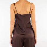 Top sottoveste Moro in envers satin MSECOMMA 60 MAX MARA STUDIO 