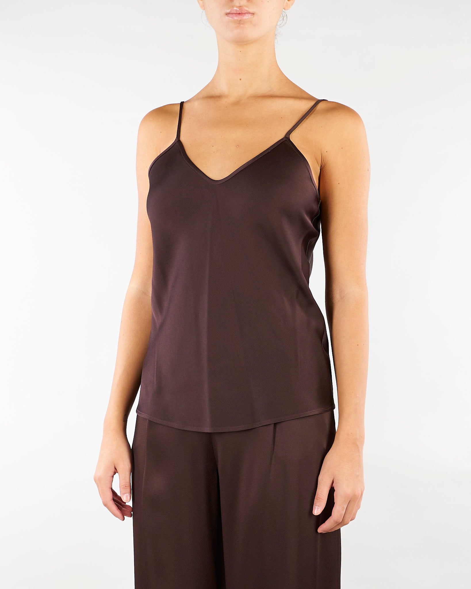 Top sottoveste Moro in envers satin MSECOMMA 60 MAX MARA STUDIO 