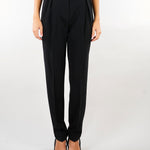 Pantalone Nero carrot in cady tecnico MSTBIMBA 1 MAX MARA STUDIO 