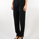 Pantalone Nero carrot in cady tecnico MSTBIMBA 1 MAX MARA STUDIO 