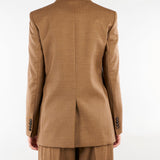 Blazer Terra monopetto in flanella di lana MSTEDITO 54 MAX MARA STUDIO 