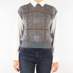 Gilet Grigio in lana, mohair e cachemire MSTEPOPEA 1 MAX MARA STUDIO 