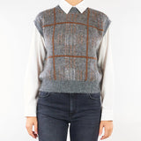 Gilet Grigio in lana, mohair e cachemire MSTEPOPEA 1 MAX MARA STUDIO 