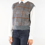 Gilet Grigio in lana, mohair e cachemire MSTEPOPEA 1 MAX MARA STUDIO 