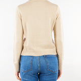 Maglia Beige in lana e cachemire Argyle MSTFARAONE 1 MAX MARA STUDIO 