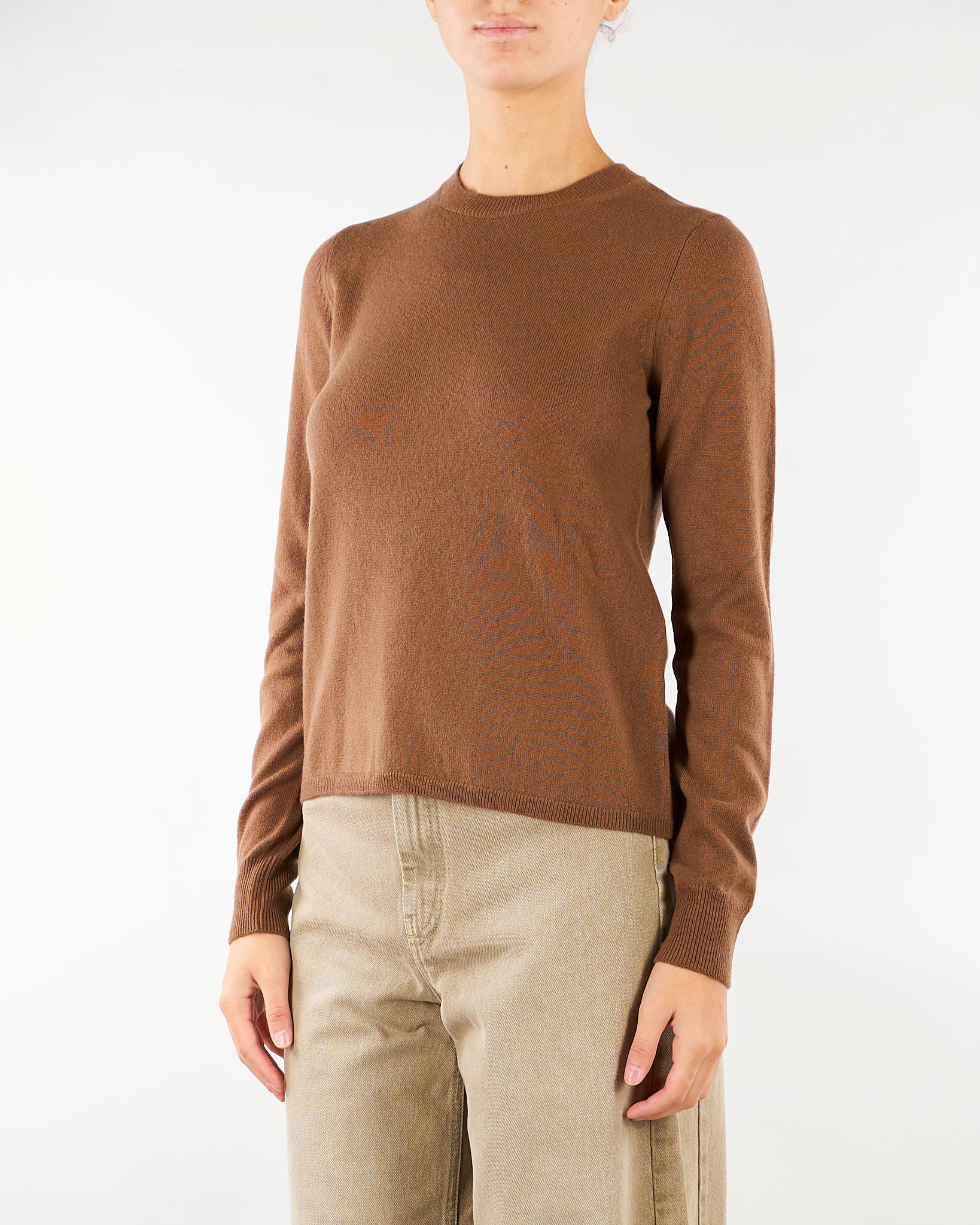 Maglia Cuoio in lana e cashmere MSTFOLK 6 MAX MARA STUDIO 