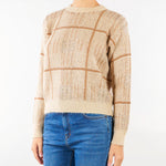 Maglia Beige boxy in lana, mohair e cachemire MSTGONDOLA 2 MAX MARA STUDIO 