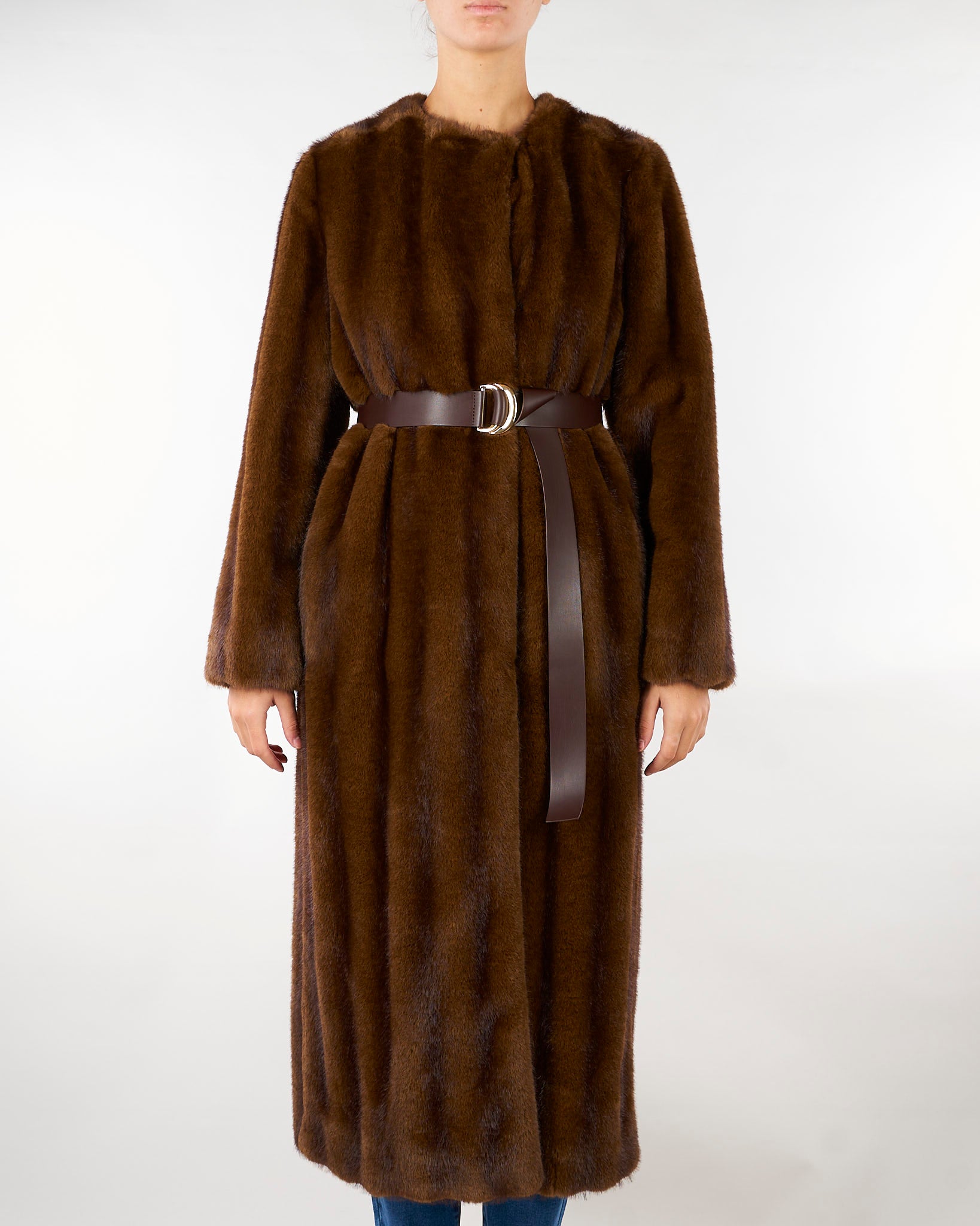 Cappotto Moro lungo dalla texture soffice MSTORMA 1 MAX MARA STUDIO 