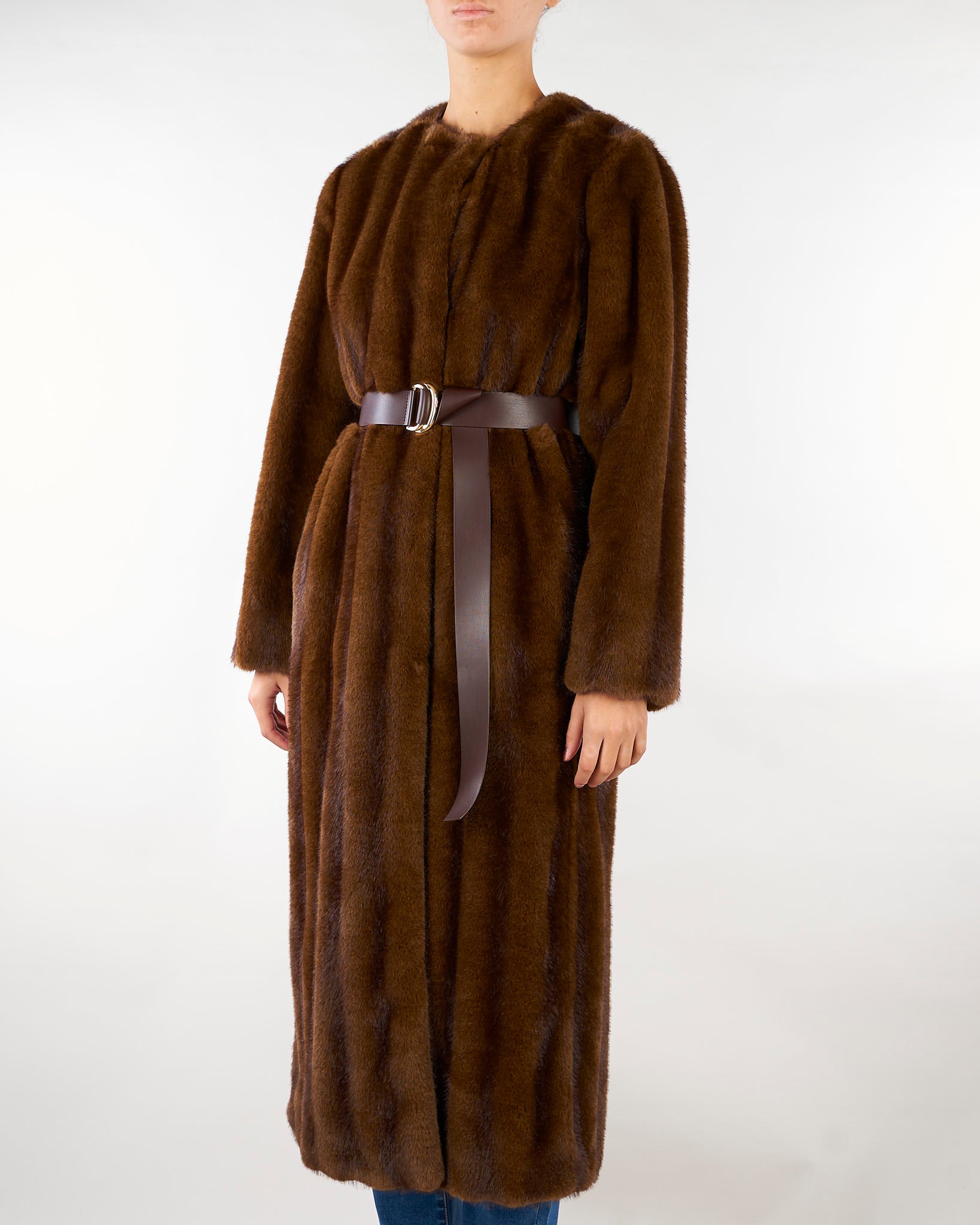 Cappotto Moro lungo dalla texture soffice MSTORMA 1 MAX MARA STUDIO 