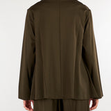 Blusa Verde girocollo dalla linea morbida M6FB05 464 MEIMEIJ 