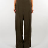 Pantalone Verde a gamba dritta con elastico M6FB30 464 MEIMEIJ 