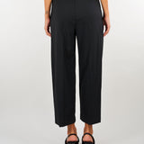 Pantalone Nero con elastico in vita e pences M6FH12 100 MEIMEIJ 