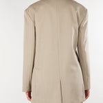 Giacca Beige monopetto oversize M6FL00 765 MEIMEIJ 