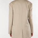 Giacca Beige monopetto oversize M6FL00 765 MEIMEIJ 
