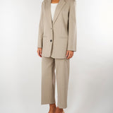 Giacca Beige monopetto oversize M6FL00 765 MEIMEIJ 