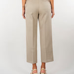 Pantalone Beige dalla linea classica in misto lana M6FL03 765 MEIMEIJ 