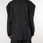 Blazer Nero sartoriale con dettaglio perle M6IAH8 100 MEIMEIJ 