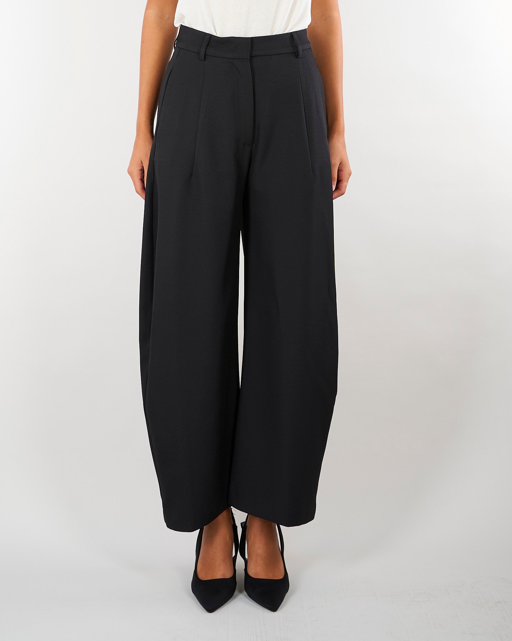 Pantalone Nero sartoriale M6IAHA 100 MEIMEIJ 