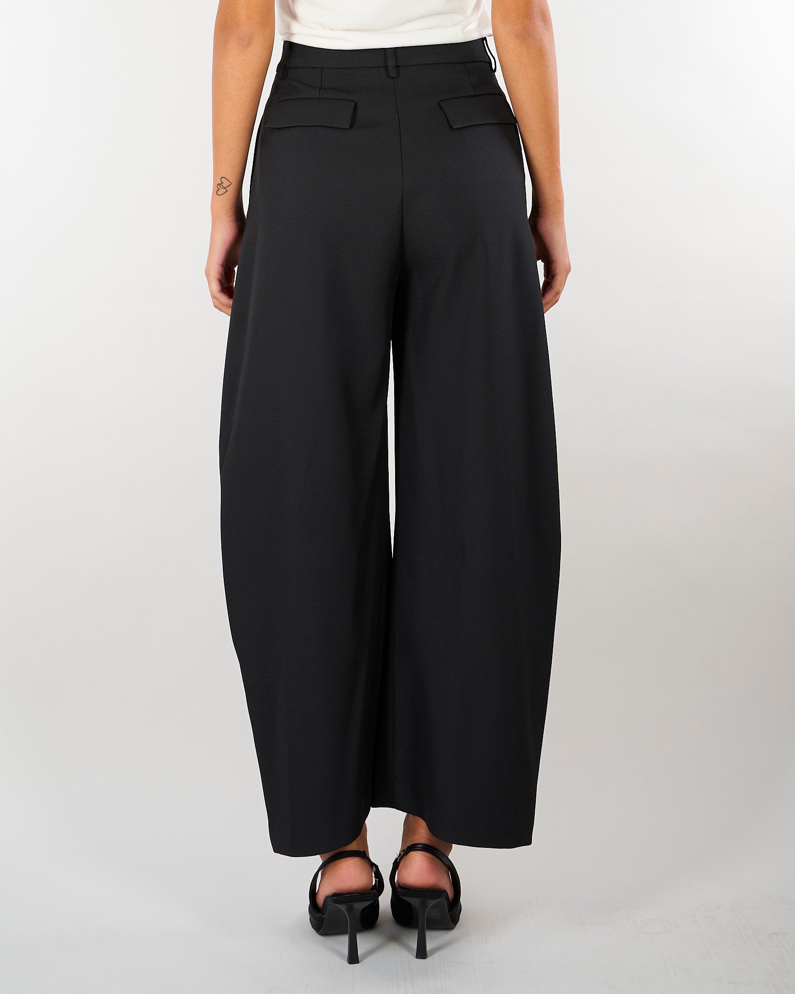 Pantalone Nero sartoriale M6IAHA 100 MEIMEIJ 