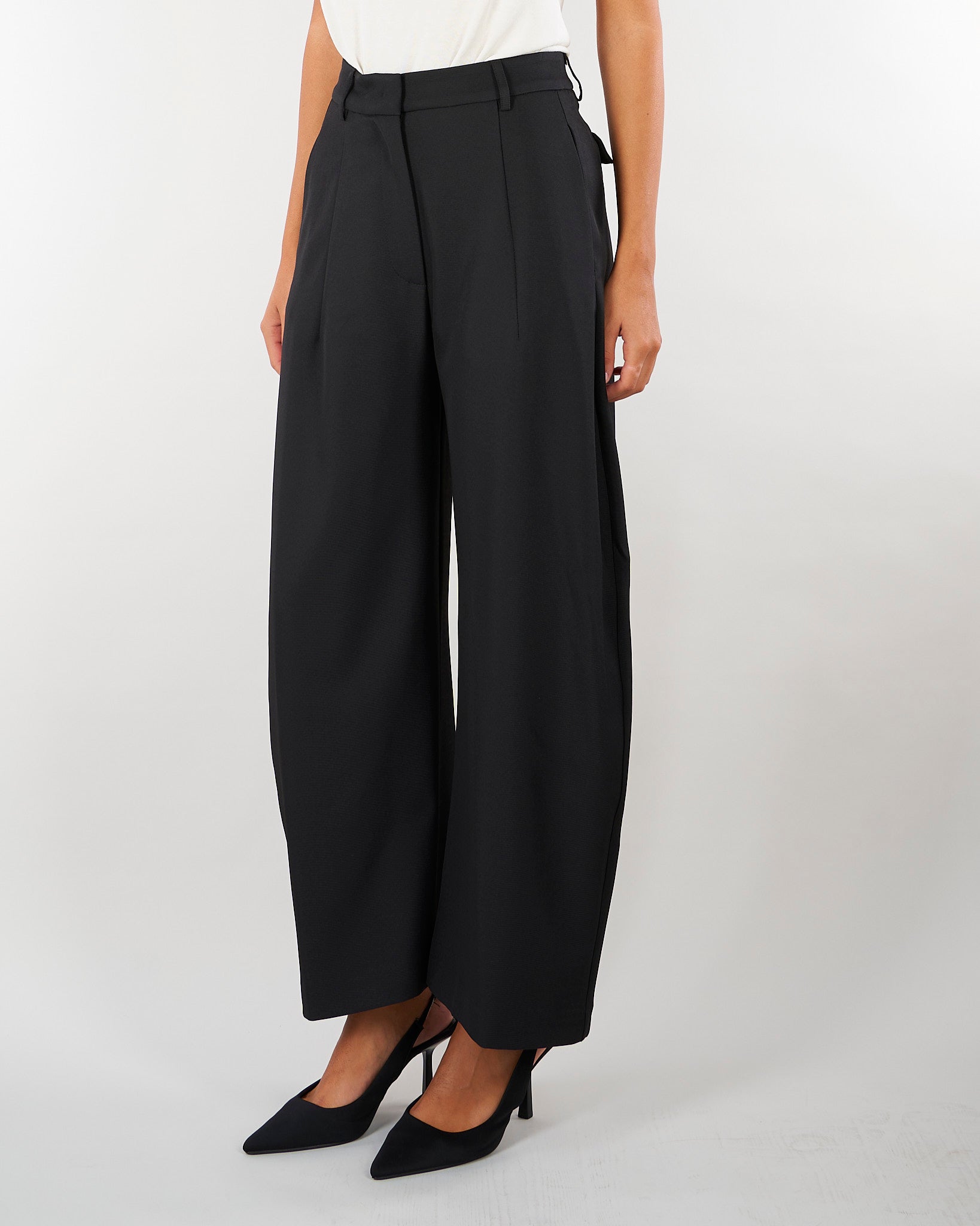 Pantalone Nero sartoriale M6IAHA 100 MEIMEIJ 