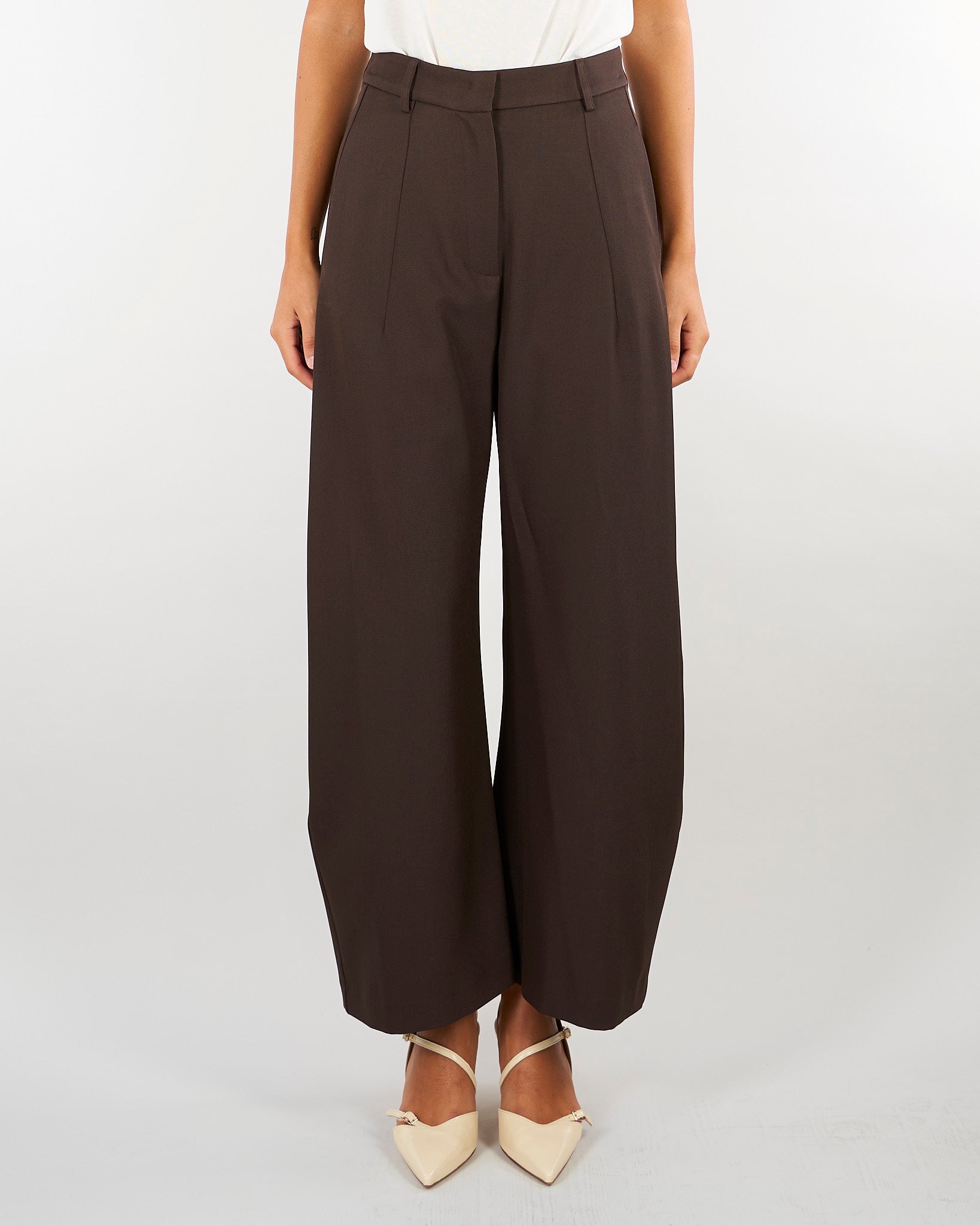 Pantalone Cioccolato sartoriale M6IAHA 481 MEIMEIJ 