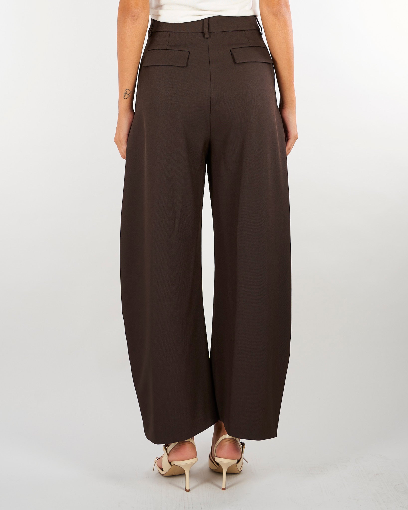 Pantalone Cioccolato sartoriale M6IAHA 481 MEIMEIJ 