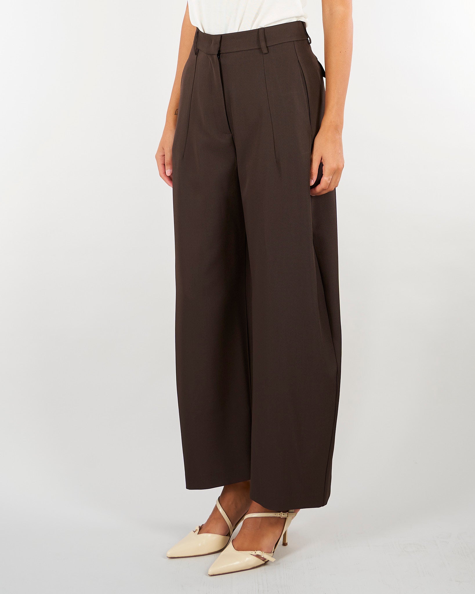 Pantalone Cioccolato sartoriale M6IAHA 481 MEIMEIJ 