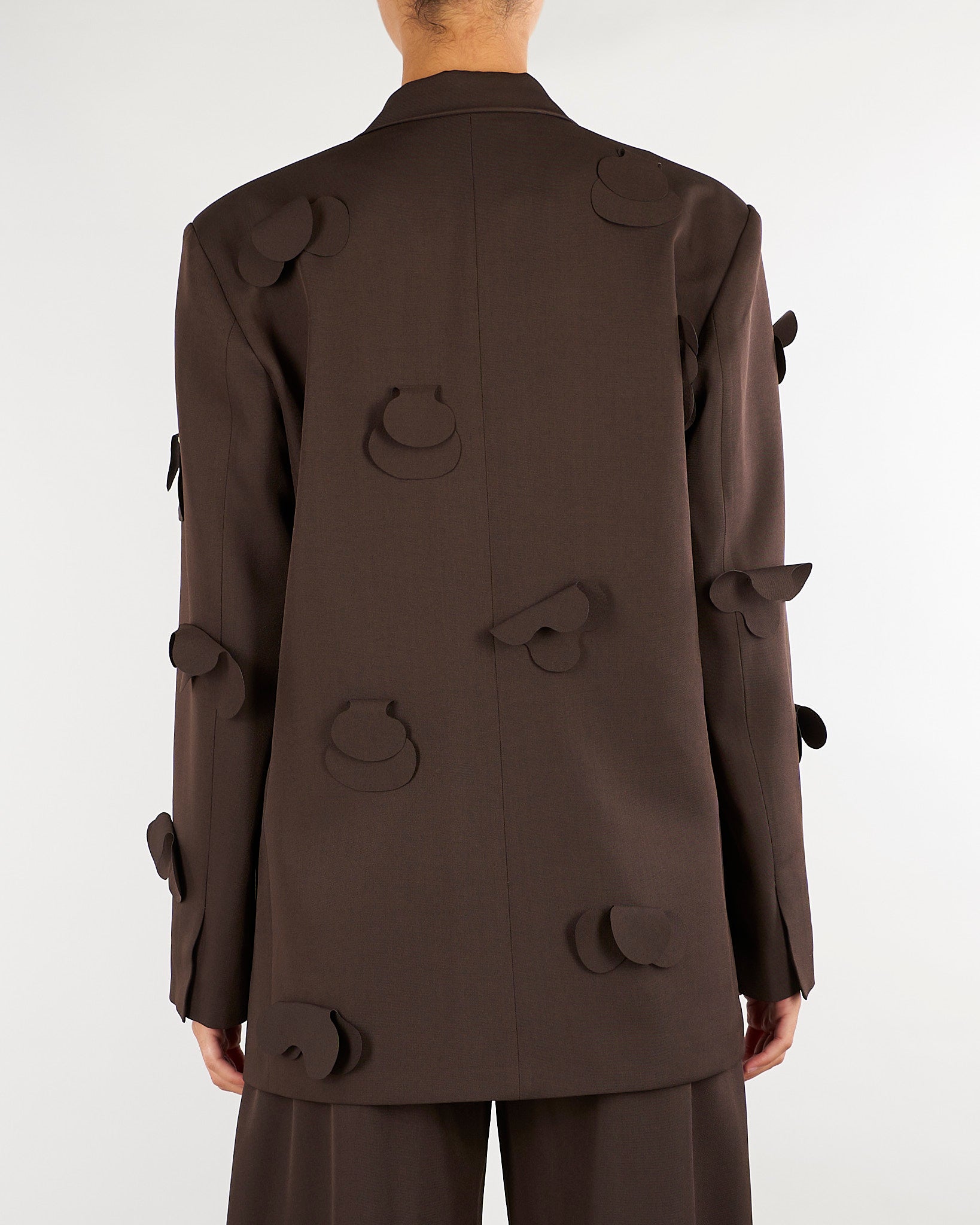 Blazer Cioccolato oversize con applicazioni M6IAHG 481 MEIMEIJ 