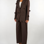 Blazer Cioccolato oversize con applicazioni M6IAHG 481 MEIMEIJ 