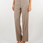 Pantaloni Taupe dalla linea dritta M6II00 513 MEIMEIJ 