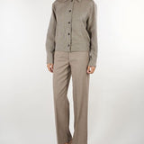 Pantaloni Taupe dalla linea dritta M6II00 513 MEIMEIJ 