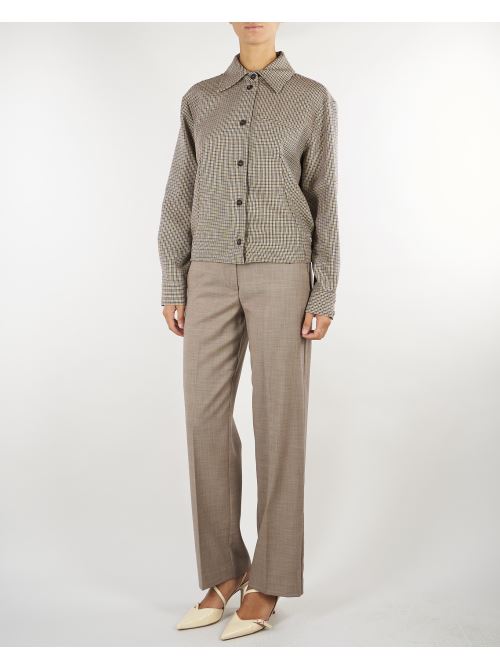 Pantaloni Taupe dalla linea dritta M6II00 513 MEIMEIJ 