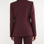 Giacca Bianca Bordeaux monopetto con bottone gold BIANCA 565 NENETTE 