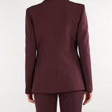 Giacca Bianca Bordeaux monopetto con bottone gold BIANCA 565 NENETTE 
