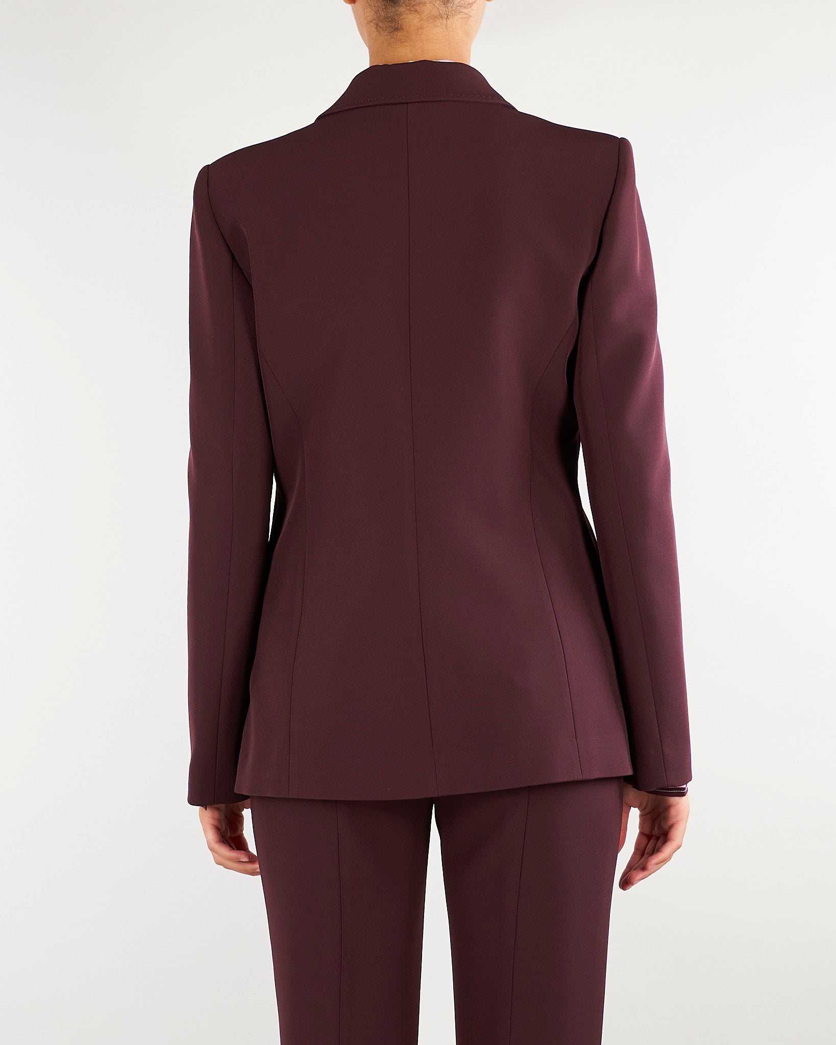 Giacca Bianca Bordeaux monopetto con bottone gold BIANCA 565 NENETTE 