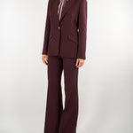 Giacca Bianca Bordeaux monopetto con bottone gold BIANCA 565 NENETTE 