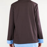 Giacca Bresca Cacao con effetto camicia BRESCA 604 NENETTE 