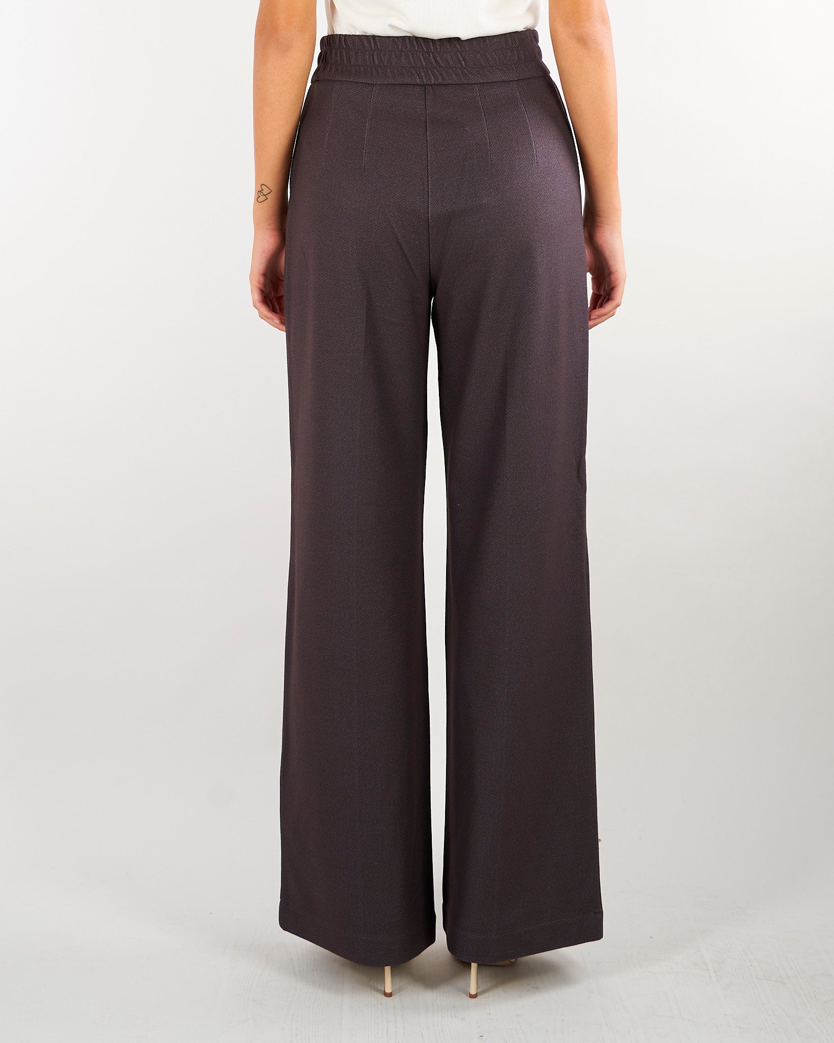 Pantalone Emotion Cacao con gamba larga EMOTION 604 NENETTE 