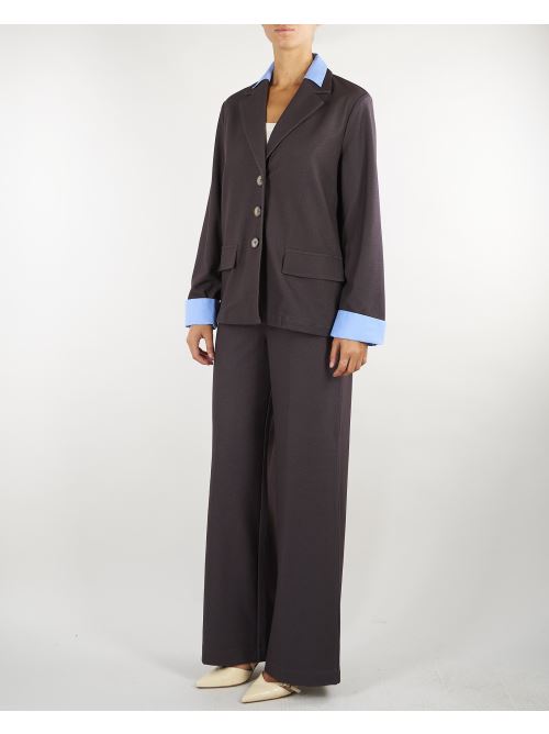 Pantalone Emotion Cacao con gamba larga EMOTION 604 NENETTE 