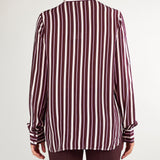 Camicia Forrest Bordeaux con grafica geometrica FORREST 565 NENETTE 