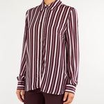 Camicia Forrest Bordeaux con grafica geometrica FORREST 565 NENETTE 